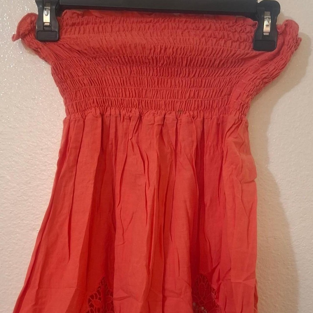 Orange tank top